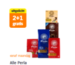 2+1 gratis op alle Perla koffie bij de AH