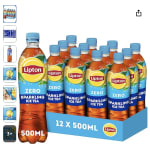 12x500ml flesjes Lipton Zero Sugar Ice Tea voor 10,68 euro