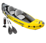 Intex Kayak Canoa hinchable Explorer K2 de 2 plazas, remos e hinchador por 84,37€