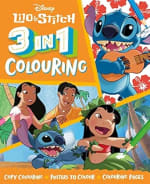 Disney Lilo & Stitch 3-in-1 Colouring Book – £1