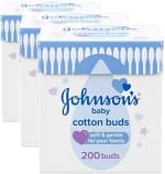 3 x Johnson's Baby Cotton Buds 200, total Pack of 600 ( £2.55 - £2.85 S&S) get 15% Ex