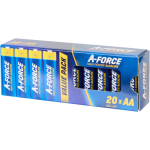 20 stuks A-Force batterijen AA voor 2,49 euro bij de Action