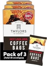 Taylors of Harrogate Hot Lava Java Coffee Bags 30 Pack – £5.70