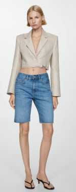 Bermudas vaqueras rectas para Mujer por 2.99€