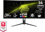 MSI MAG 342CQR E2 34" Curved UltraWide gaming monitor voor €229 bij Bol