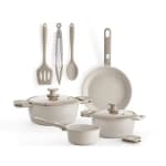 Batería Monix Denmark 9 piezas aluminio fundido por 47.99€