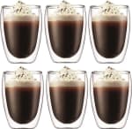 Bodum set van 6 dubbelwandige glazen 35cl voor €32,49 bij Amazon