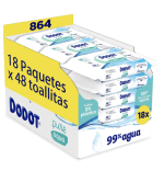 Dodot Aqua Pure 864 toallitas por 31,25€