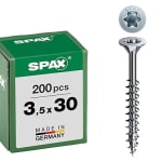 Spax Universele Schroef T-Star Wirox 200 stuks voor €5,49 bij Amazon