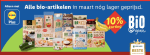 10% korting op alle Bio-artikelen met de Lidl plus app