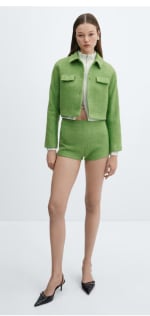 Shorts tweed para Mujer por 2.99€