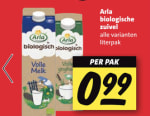 Alle Arla biologische zuivel voor €0,99 bij de Nettorama