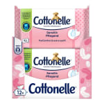 Pack 12 x 42 unidades de Cottonelle Papel higiénico húmedo Cuidado Sensible por 9.99€