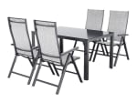 LIVARNO® Table de jardin + Lot de 4 fauteuils en aluminium Houston à 344,99€