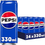 Pack 24 x 33cl de Pepsi regular Refresco de cola por 9.82€