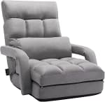 Sillón de Suelo con 5 Posiciones Ajustables y Respaldo por 79.59€