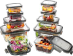 Set 10 recipientes vidrio JUMBO por $559 | Oferta Amazon