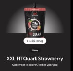 €1,50 cashback op XXL Fitquark via Tikkie