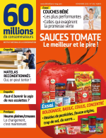 Obtenez 1 an d'abo au magazine 60 Millions de consommateurs à 29€