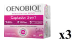 3 x Oenobiol Captador 3 en 1 Pérdida de Peso con fibras vegetales 60 cápsulas a 20.9€