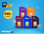 Belsimpel abonnementen € 40 kortingsvoucher voor 500 ING punten