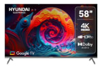 Smart TV 58" UHD 4K LED Hyundai + Asador Wrangler Chargri por $6,799 | HEB