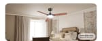 Ventilateur de plafond DREO avec lumière et télécommande 132 cm à 99,99€