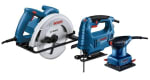 Kit Sierra Circular 1300w + Sierra Caladora 500w + Lijadora 220w $3,197 | Home Depot