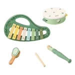 Classic World Houten Vintage Muziekinstrumenten Set, 5dlg. voor €12,50 bij Lobbes