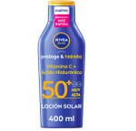 Protector solar Nivea Sun Protege & Hidrata FP50+ de 400 ml por 7,08€ unidad