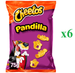 6 Bolsas de 75grs de CHEETOS Pandilla Snack con sabor a queso por 6.16€