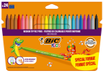Lot de 24 feutres de coloriage Bic Kids (pointe moyenne) pour 0,52€ chez Carrefour