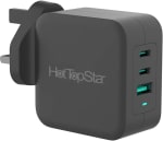 HotTopStar 100W USB C Charger, Compact GaN Fast Charger for MacBook Pro/Air,3-Port US