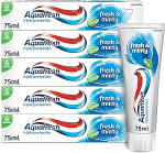 Aquafresh Toothpaste Triple Protection Fresh & Minty, 3 in 1 Protection, Pack of 5 x