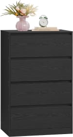 VASAGLE Colección Kailyn Cómoda 4 Cajones Dormitorio 40 x 60 x 97,4 cm por 68.99€