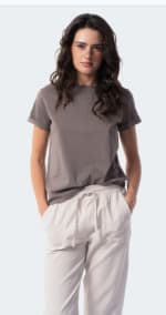 Camiseta manga corta básica de mujer TEX BASIC por 3.99€.