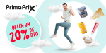20% descuento sin pedido mínimo en tu compra Primaprix