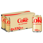 Diet Coke Caffeine Free 8x330ml Clubcard Price £2.10 Tesco Deal