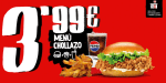 KFC Menú Chollazo por tan solo 3,99€ por tiempo limitado