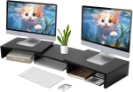 Soporte Monitor Doble Nivel Negro por $382 | Amazon