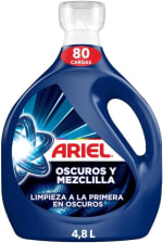 Jabón Ariel Oscuros y Mezclilla 4.8L por $132 | Oferta Amazon