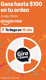 Ruleta Amazon Now: Hasta $100 de Descuento
