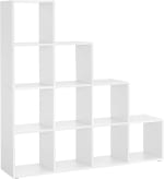 VASAGLE Librería con 10 Cubos de 29 x 129,5 x 129,5 cm por 59,99€