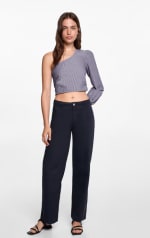 Blusa asimétrica a rayas por 4.99€