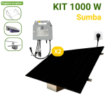 Kit Solaire Plug & Play 1000W DMEGC + Micro-Onduleur SOLAX - 2 panneaux 500W à 319€
