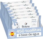 Biolane - Toallitas de agua H2O Bebé, 450 Toallitas (6 Paquetes de 75 Unidades)12.76€
