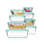 Lot de 8 boîtes de conservation en verre borosilicate Jordan & Judy à 18,99€