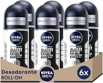 6 desodorantes Nivea MEN Black & White Invisible Original 50ml por 8.69€