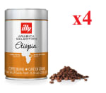 4 x Illy Ethiopia Café en grano 250g 100% Arábica tueste natural por 23.96€