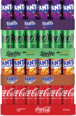 Coca-Cola, Fanta en Sprite 330cl - 24 blikjes voor €12,99